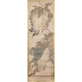 INK PAINTING OF BIRDS AND FLOW