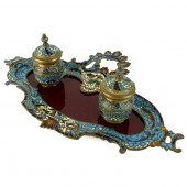 INKWELLA French Gilt Bronze Ch