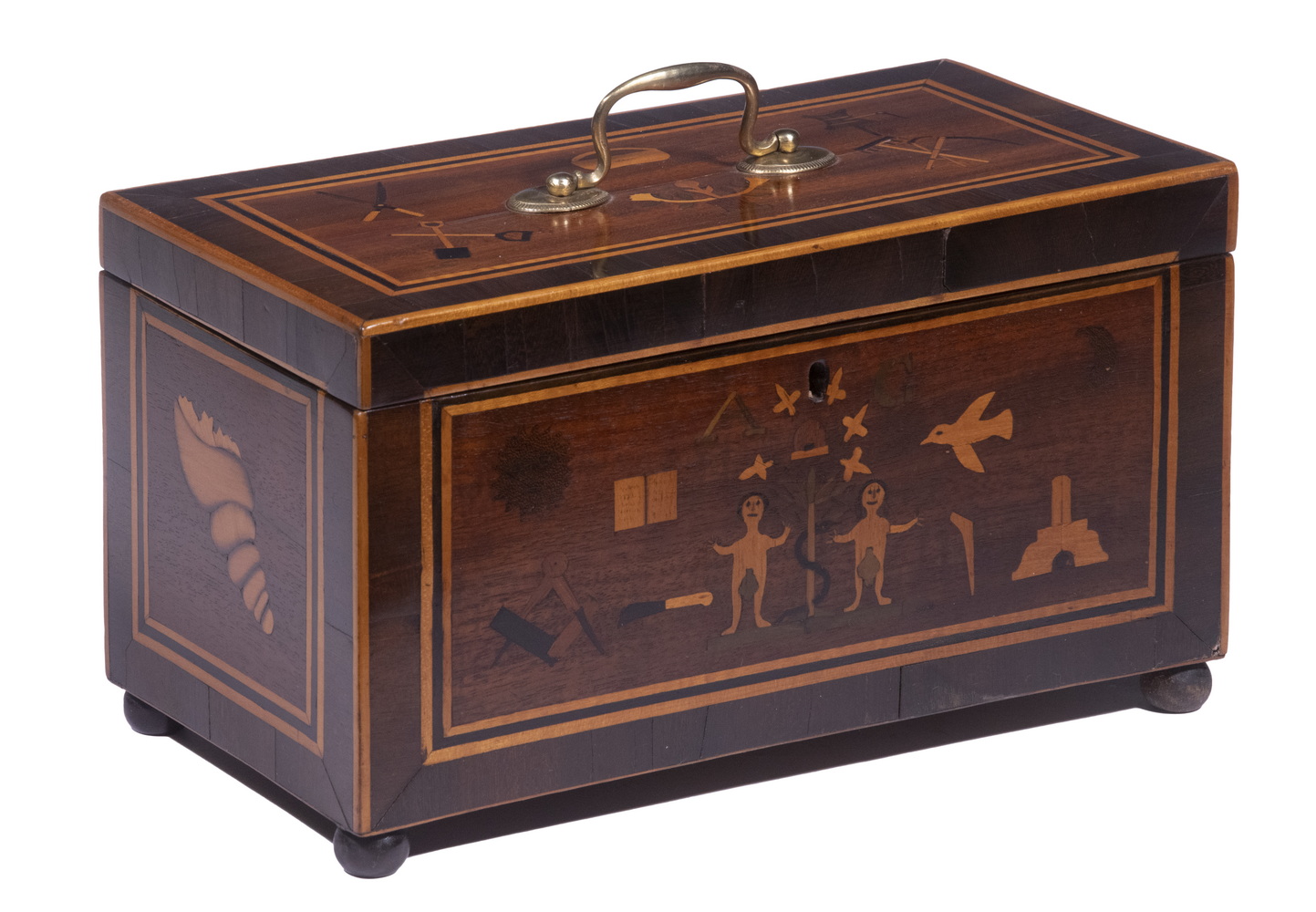 INLAID "ADAM & EVE" TRIPLE