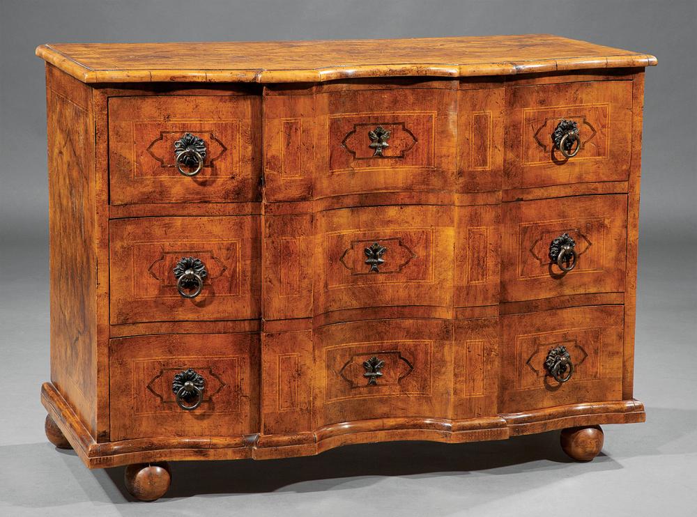 INLAID AND GRAIN-PAINTED HARDWOOD