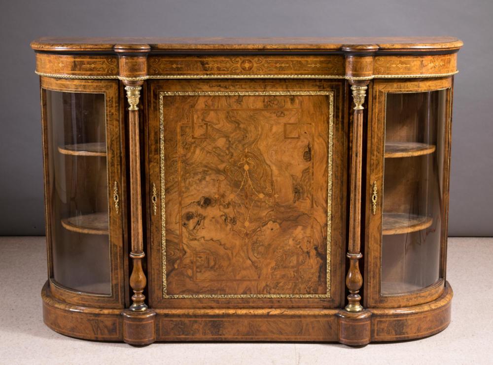 INLAID AND ORMOLU-MOUNTED BURL