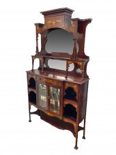 INLAID ART NOUVEAU ETAGERE DIS
