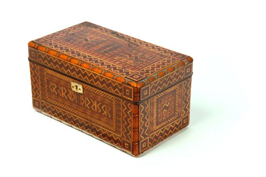 INLAID BOX.  American or English 