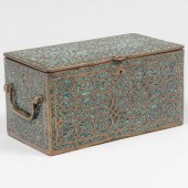 INLAID BRASS-MOUNTED BOXUnmark