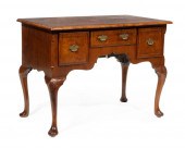 INLAID BURL WALNUT DRESSING TA