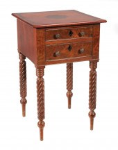 INLAID CHERRYWOOD, BURL WALNUT