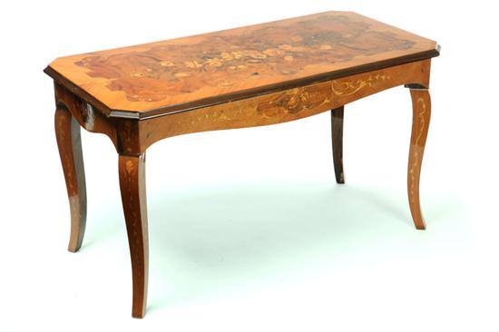 INLAID COFFEE TABLE.  China  late