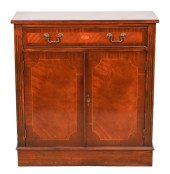 INLAID CROTCH MAHOGANY SHALLOW