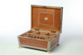 INLAID DESK SET.  Anglo-Indian