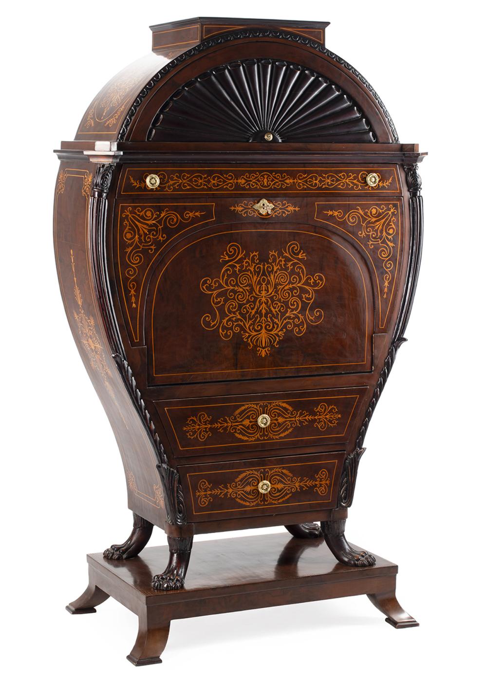 INLAID, EBONIZED MAHOGANY