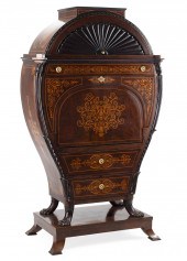 INLAID, EBONIZED MAHOGANY SECR
