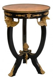 INLAID EMPIRE ROUND CENTER TAB
