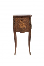 INLAID FRENCH STYLE NIGHTSTAND