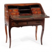 INLAID FRUITWOOD AND WALNUT SL