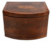 INLAID GEORGE III BOWFRONT MAH