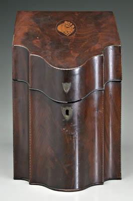 Inlaid Hepplewhite knife box,