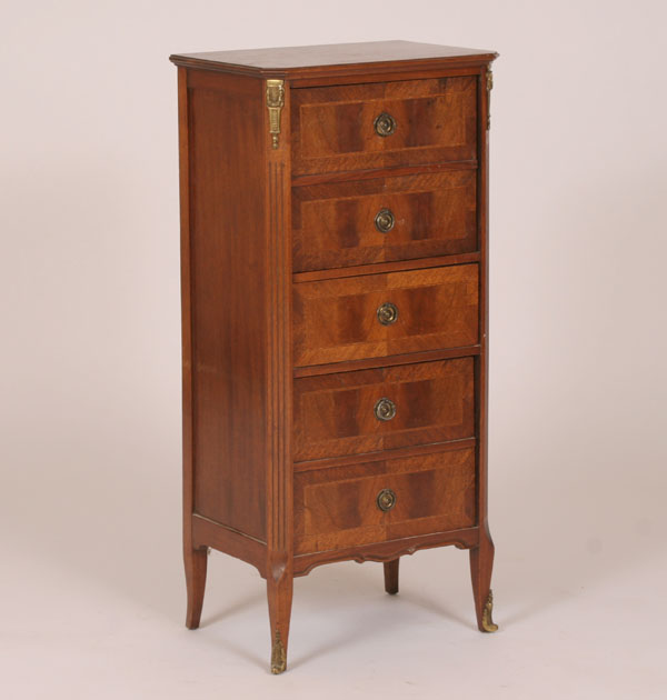 Inlaid liquor cabinet; classical