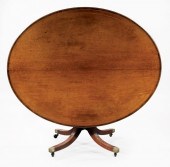 INLAID MAHOGANY BREAKFAST TABL