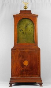 INLAID MAHOGANY CASE SHELF CLO