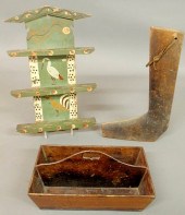 Inlaid mahogany cutlery box ea