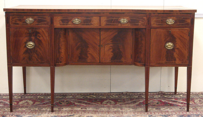 Inlaid mahogany Hepplewhite