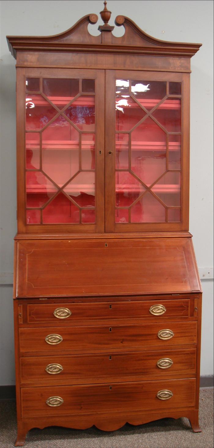 Inlaid mahogany Hepplewhite style