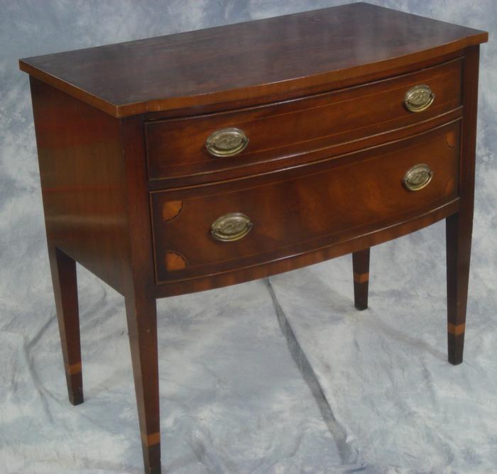 Inlaid mahogany Kittinger