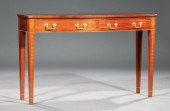 INLAID MAHOGANY SERVING TABLE,