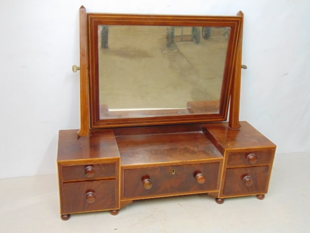 INLAID MAHOGANY SHERATON STYLE