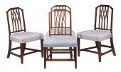 INLAID MAHOGANY SIDE CHAIRS Se