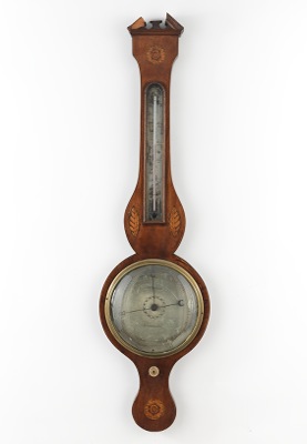 Inlaid Mahogany Veneer Wheel