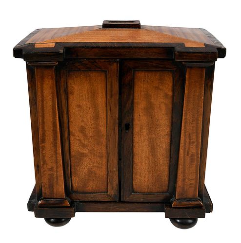INLAID MINIATURE FOUR DRAWER