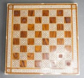 INLAID MOTHER OF PEARL WOOD CH