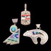 INLAID NAVAJO CONTEMPORARY DES