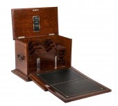 INLAID OAK FALL-FRONT WRITING