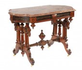 INLAID, PARCEL EBONIZED WALNUT