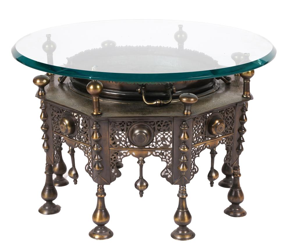 INLAID PERSIAN BRASS AND COPPER