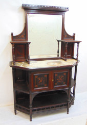 INLAID ROSEWOOD CABINET WITH O