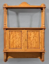 INLAID SATINWOOD HANGING CABIN
