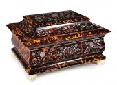 INLAID TORTOISESHELL SEWING BO