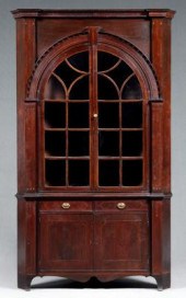 Inlaid Virginia walnut corner