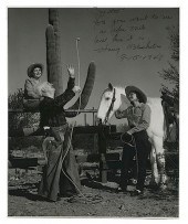 INSCRIBED AND SIGNED PHOTO OF