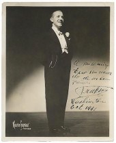 INSCRIBED AND SIGNED PORTRAIT