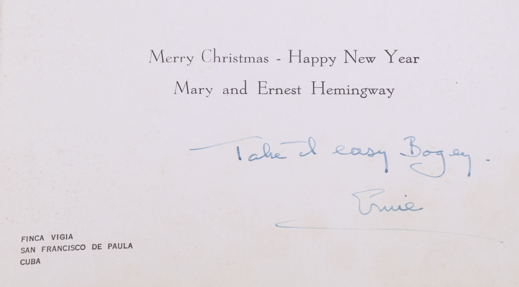 INSCRIBED FIRST EDITION "ACROSS THE