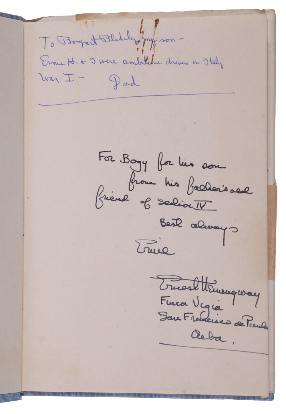 INSCRIBED FIRST EDITION "THE OLD