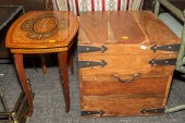 INTARSIA WORK TABLE; CHINESE C