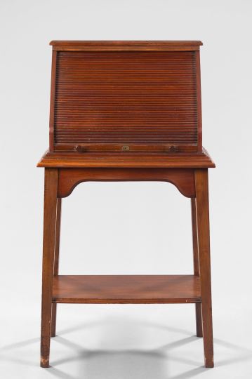 Interesting Mahogany Tambour