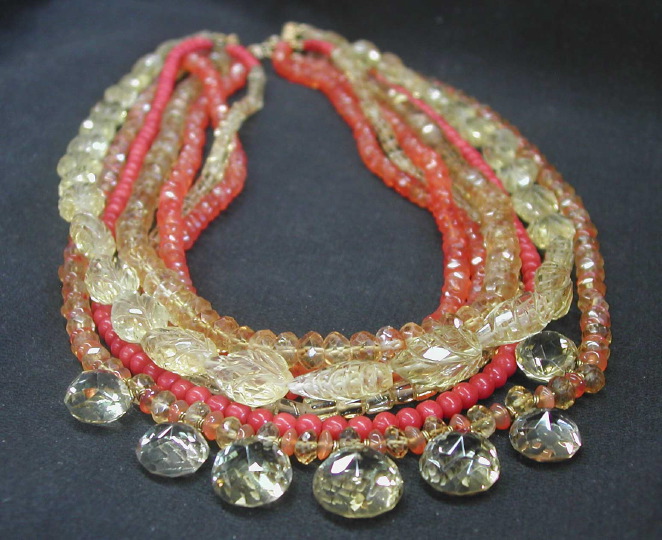 Interesting Seven-Strand Carved and