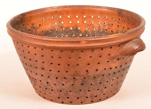 INTERIOR GLAZED REDWARE POTTERY