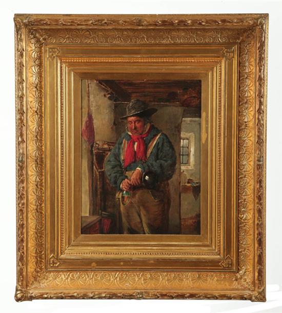 INTERIOR WITH MAN BY ERSKINE NICOLE